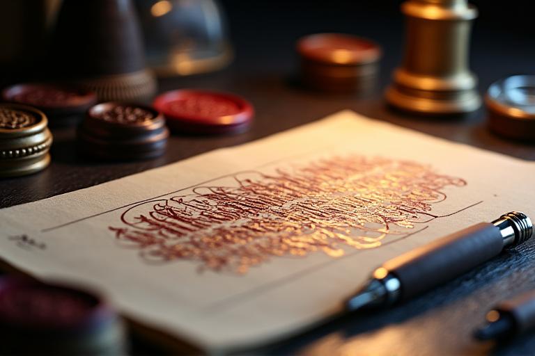 Advanced calligraphy masterclass