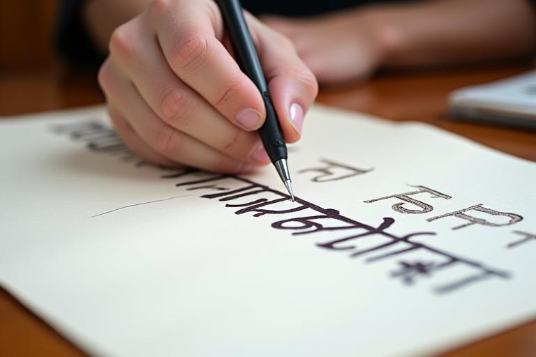 Traditional Devanagari calligraphy course